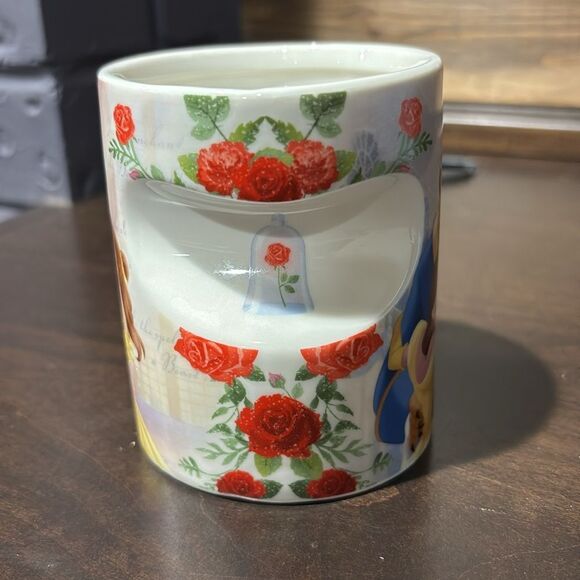 Disney Beauty and the Beast Heart Cutout Coffee Mug - Picture 3 of 10
